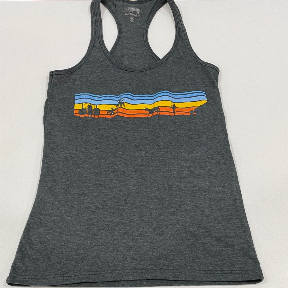 Baja Brewing Los Cabos Mexico women’s racer back rank top medium
